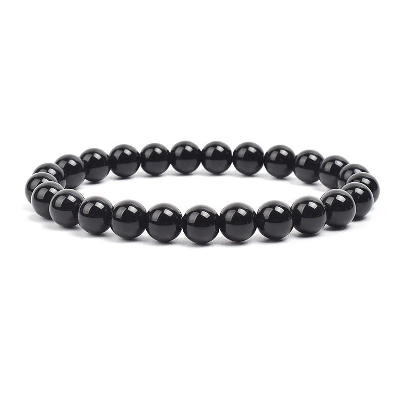 Bracelet “Nervosité excessive” – Onyx noir