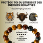 Bracelet Triple Protection – Œil de Tigre, Faucon & Taureau