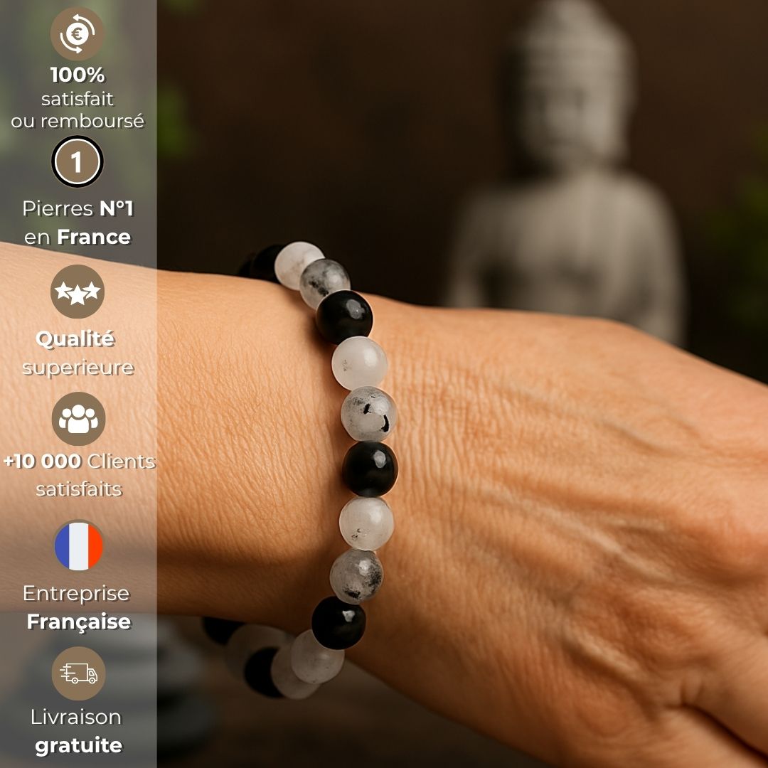 Bracelet “Prise de décision” – Quartz Rutile