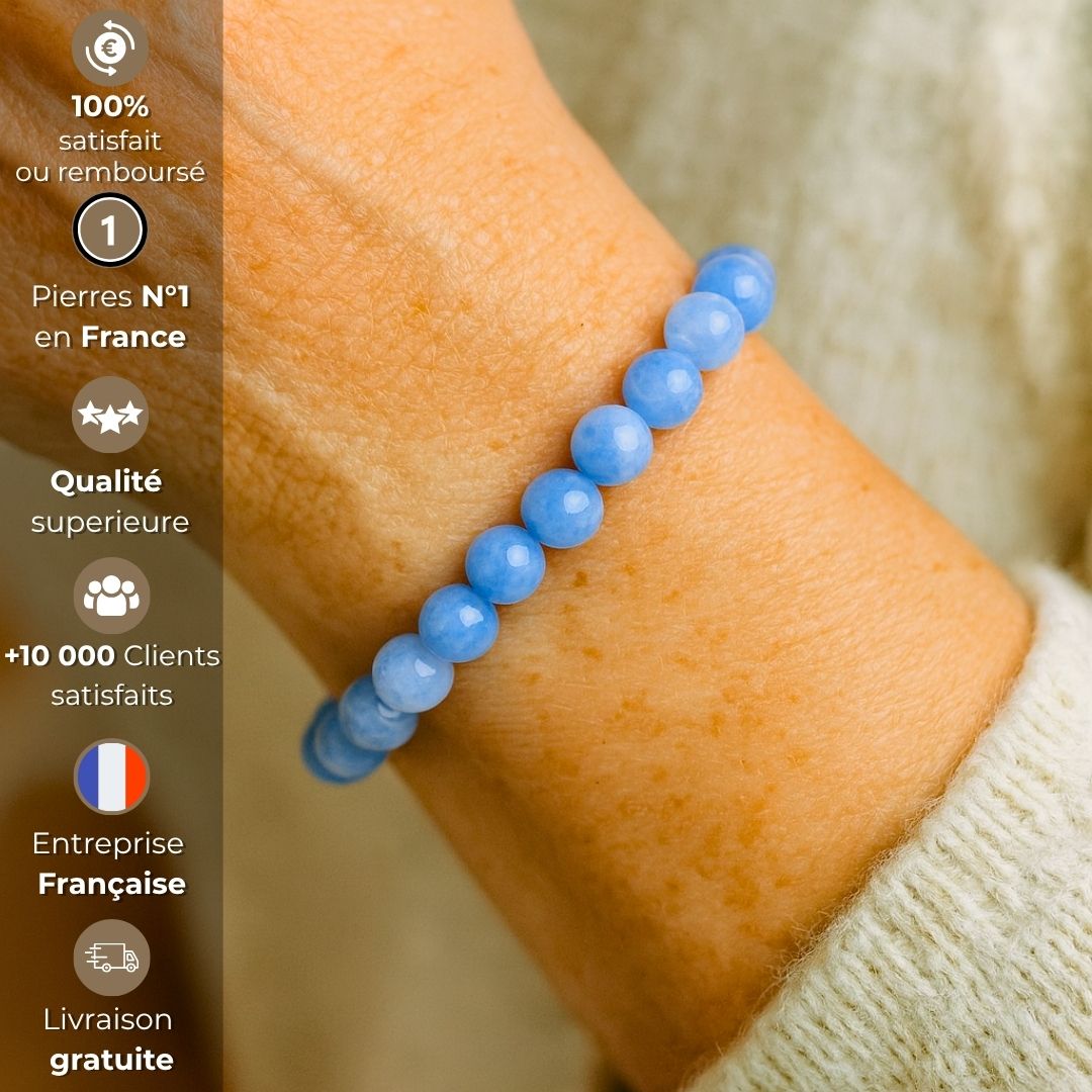 Bracelet “Communication zen” – Angélite