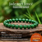 Bracelet “Leadership naturel” – Jade vert foncé