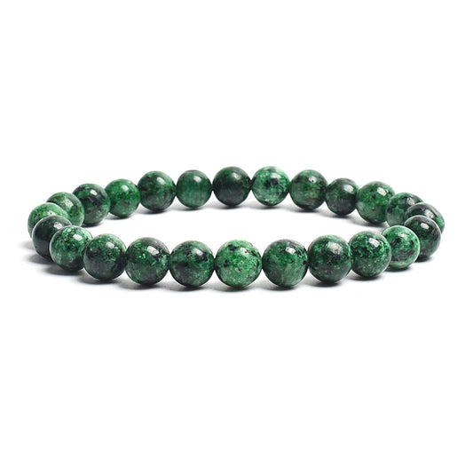 Bracelet “Leadership naturel” – Jade vert foncé