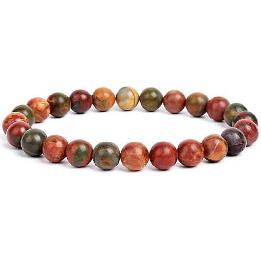 Bracelet "Motivation long terme" – Jaspe héliotrope