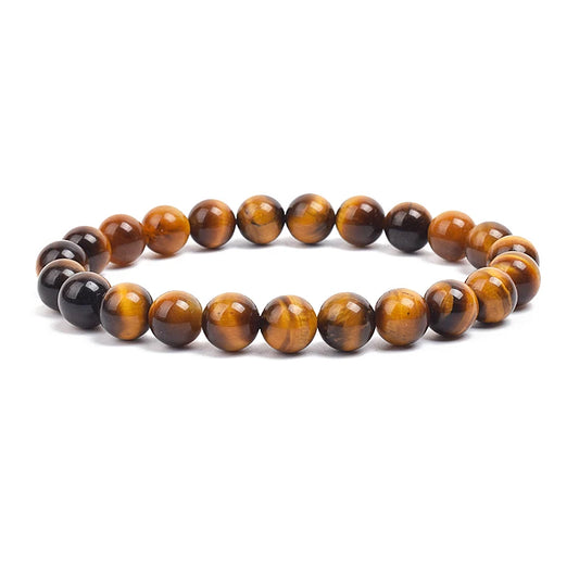 Bracelet “Confiance & Détermination” – Œil de tigre.
