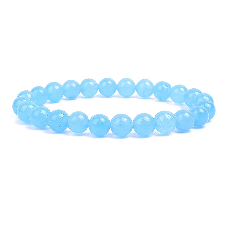 Bracelet “Exprimer ce que je pense” – Aigue-marine