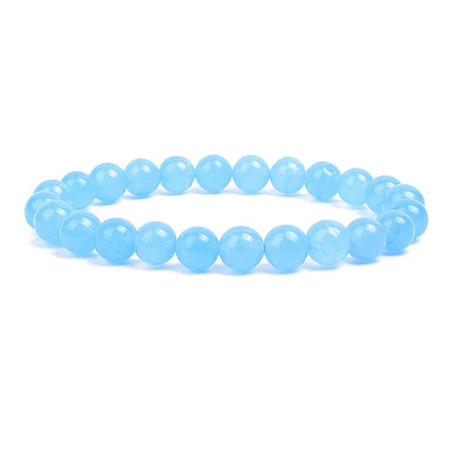 Bracelet “Exprimer ce que je pense” – Aigue-marine