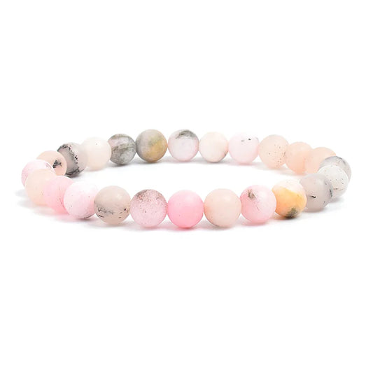 Bracelet “Guérir le cœur brisé” – Opale rose